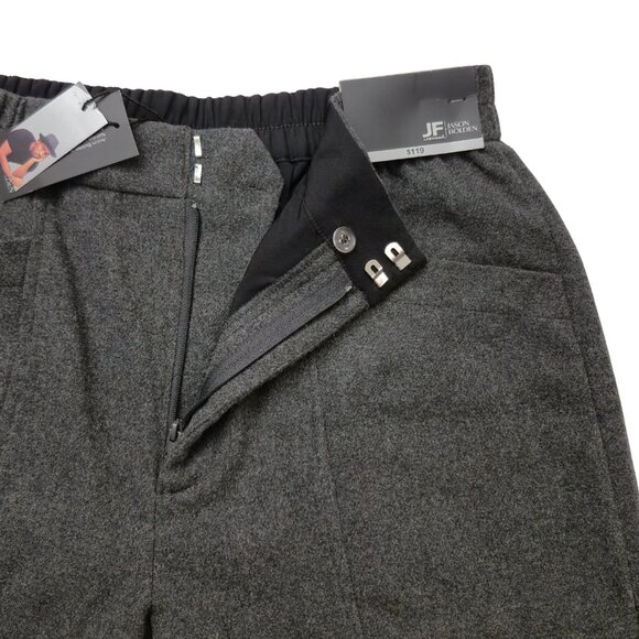 J Ferrar Jason Bolden Gray Back-Elastic Pants, Mens Size M - NWT - Picture 4 of 9